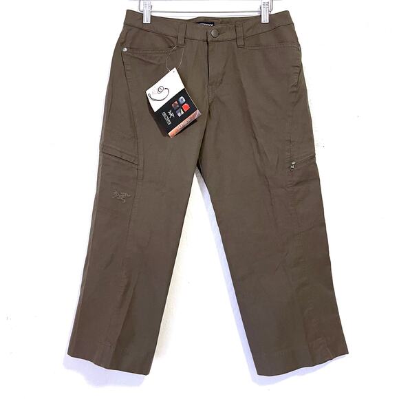 ARC'TERYX NWT VTG Rare Y2K Alibi Traverse Capri Pants Americano Women’s Sz 6 - Picture 2 of 14